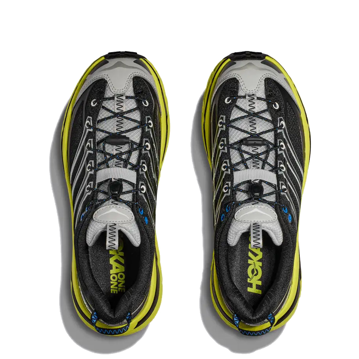 Hoka Men's Mafate Three2 Trainers Black / Hoka Citrus