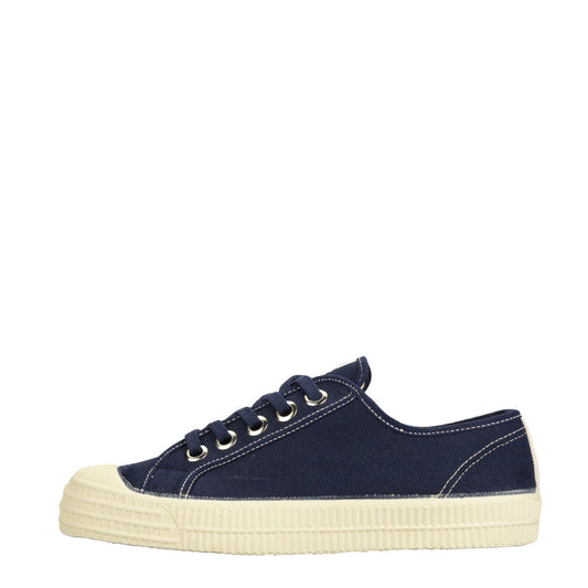 Novesta Star Master Contrast Stitching Trainer Navy / Beige / Ecru