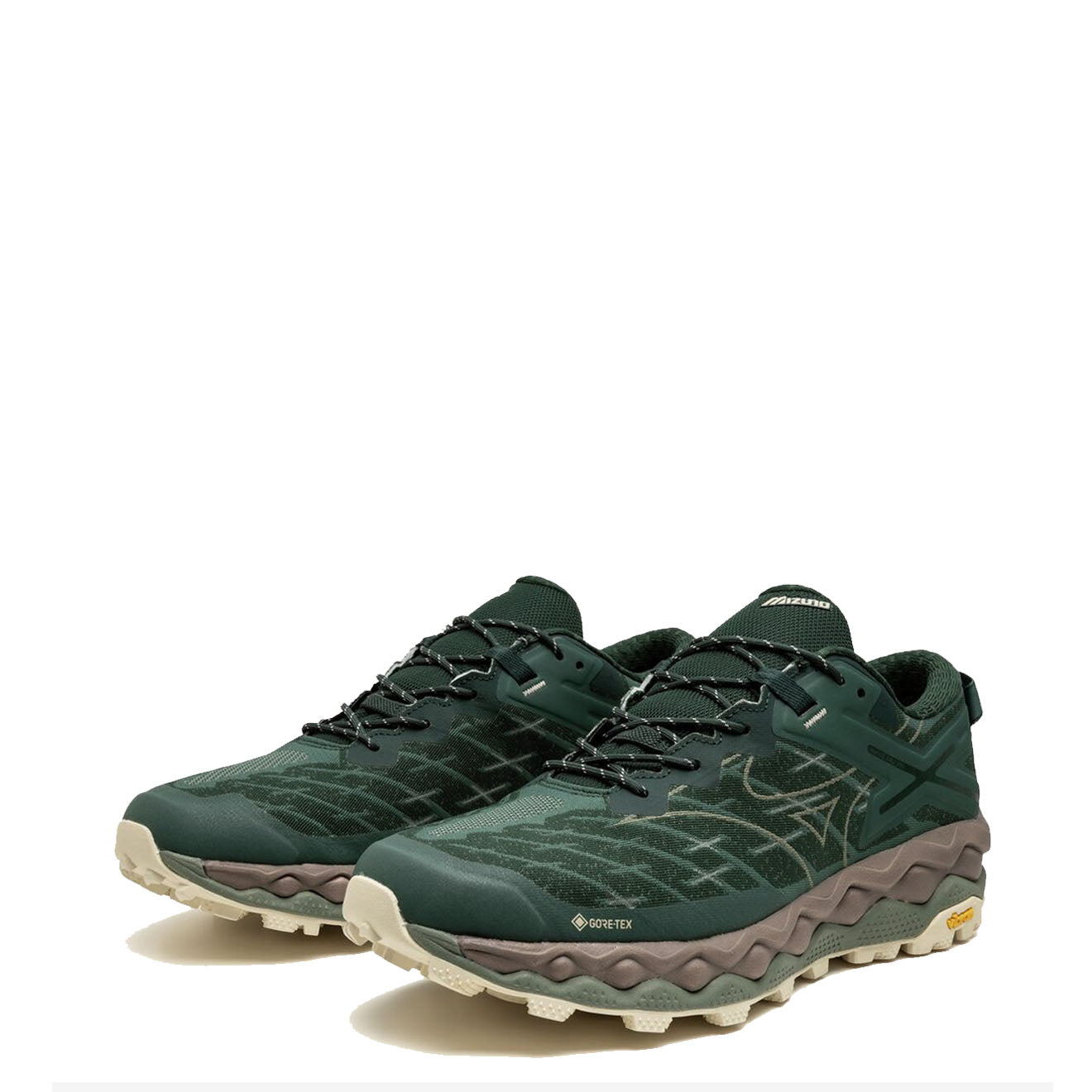 Mizuno Men's Wave Mujin LS GTX Pine Grove / Ultimate Gray / Bistro Green