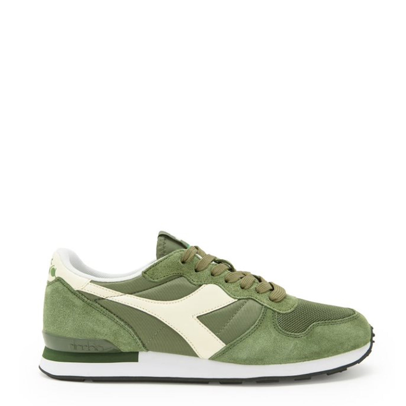 Diadora Men's Camaro Trainers Olivine / Whisper White