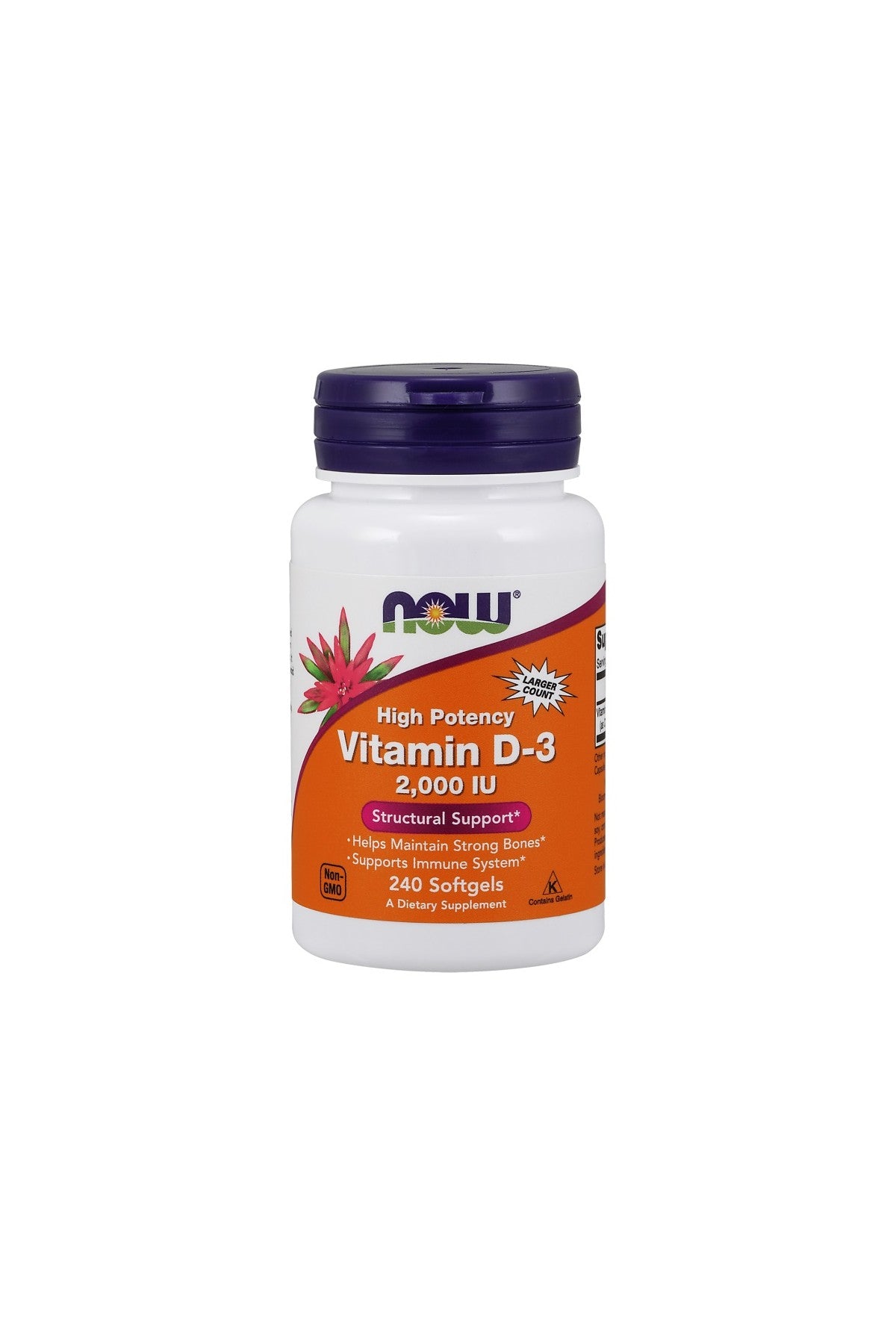Vitamin D-3, 2000 IU - 240 softgels