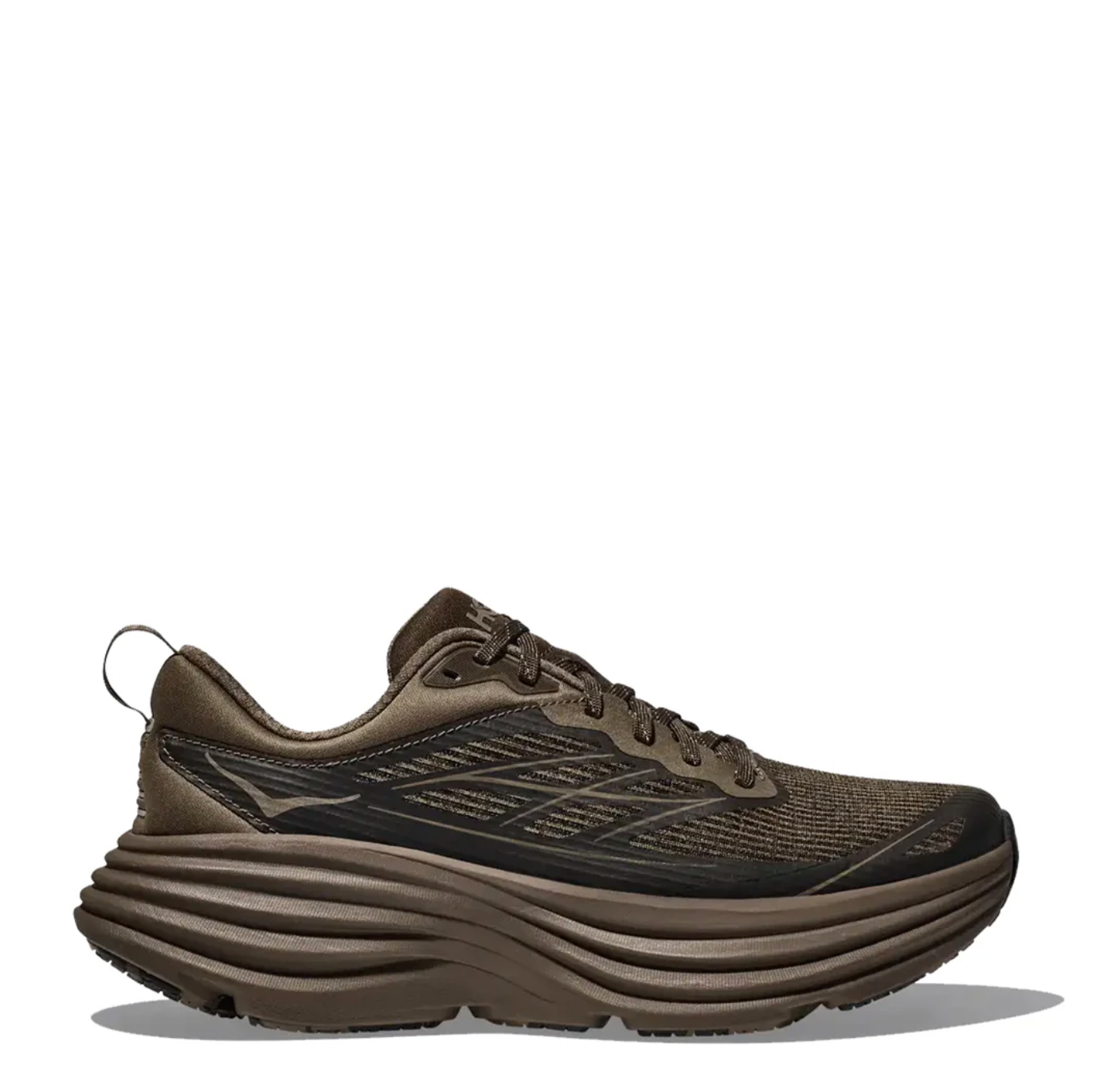 Hoka Men's Bondi 8 TS Caged Trainer Umber / Deep Umber