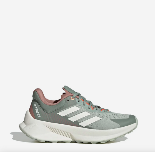 Adidas Terrex Women's Soulstride Flow Trail Running Shoe Linen Green / Off White / Silver Green
