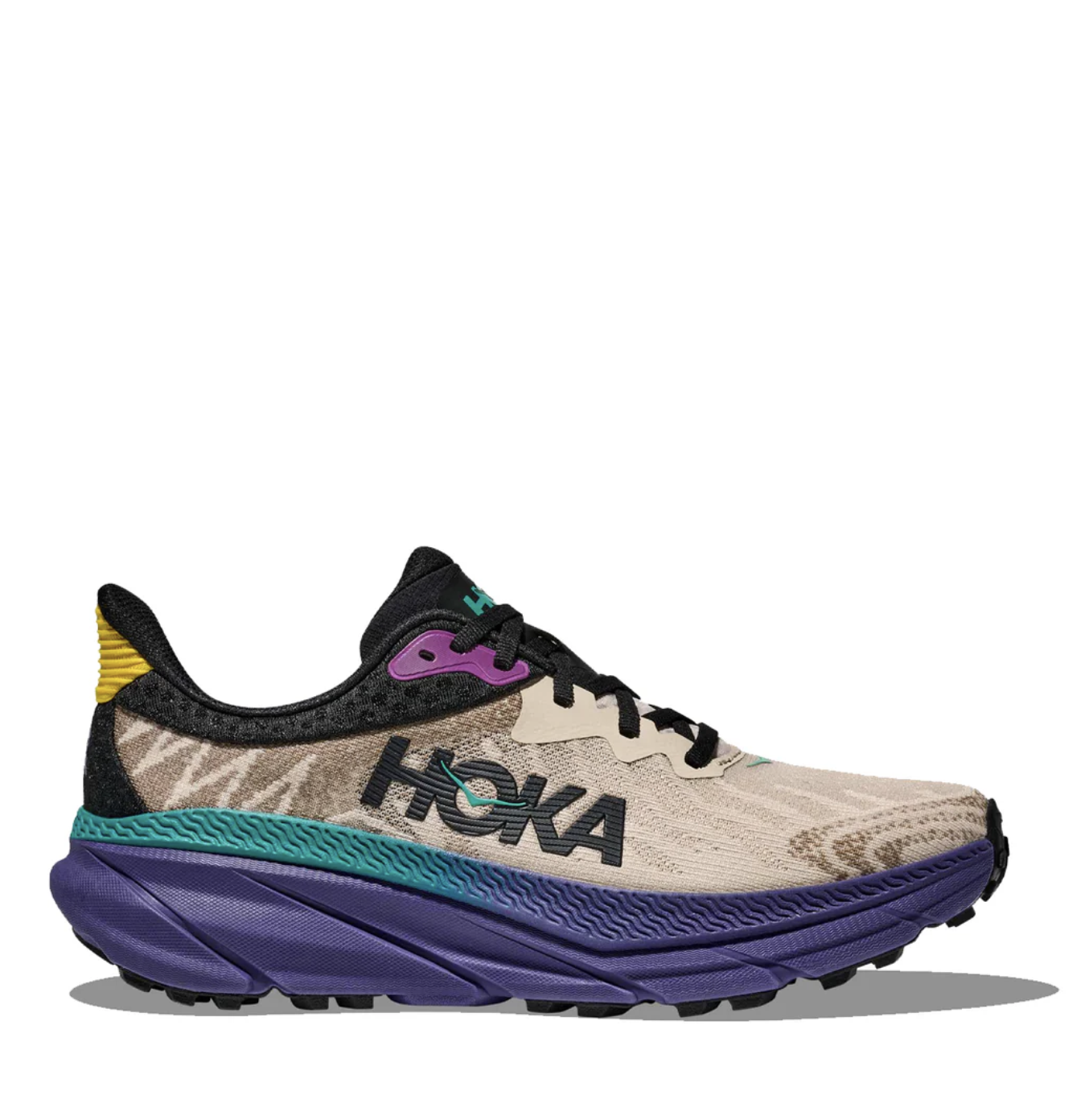 Hoka Men's Challenger ATR 7 Trainer Oatmeal / Mountain Iris