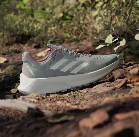 Adidas Terrex Women's Soulstride Flow Trail Running Shoe Linen Green / Off White / Silver Green