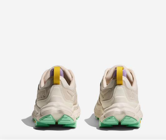 Hoka Women's Anacapa Breeze Low Trainer Alabaster / Mint Fluorite