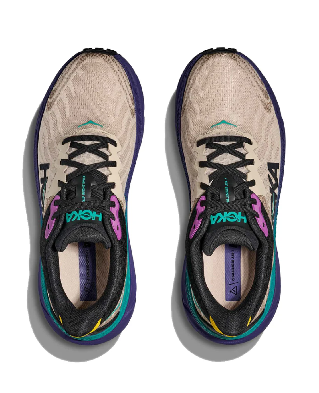 Hoka Men's Challenger ATR 7 Trainer Oatmeal / Mountain Iris
