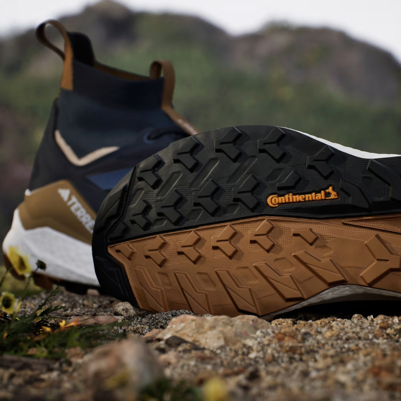 Adidas Terrex Men's Free Hiker 2.0 Hiking Shoe Legend Ink / Wonder Steel