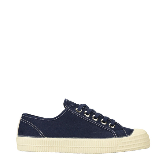 Novesta Star Master Contrast Stitching Trainer Navy / Beige / Ecru