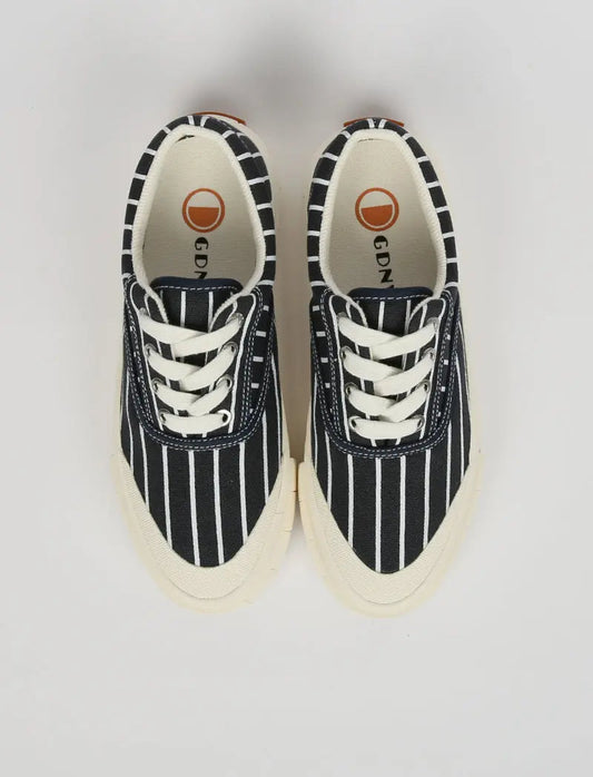 Good News Womens Opal Stripe Trainer Navy