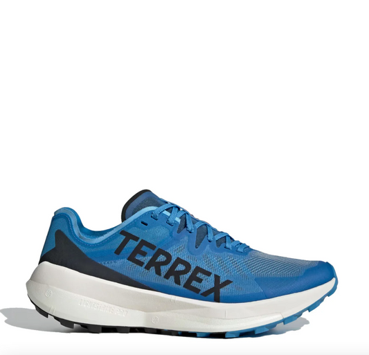 Adidas Terrex Men's Agravic Speed Trail Running Shoes Pulse Blue / Core Black / Semi Impact Orange
