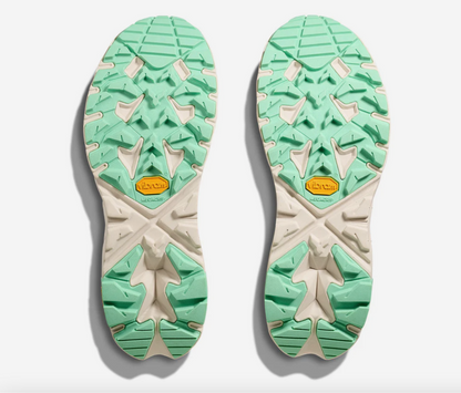 Hoka Women's Anacapa Breeze Low Trainer Alabaster / Mint Fluorite
